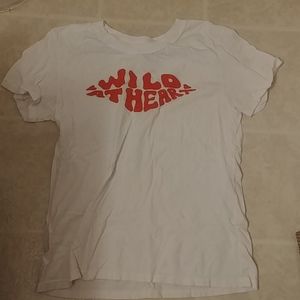 White tshirt with print